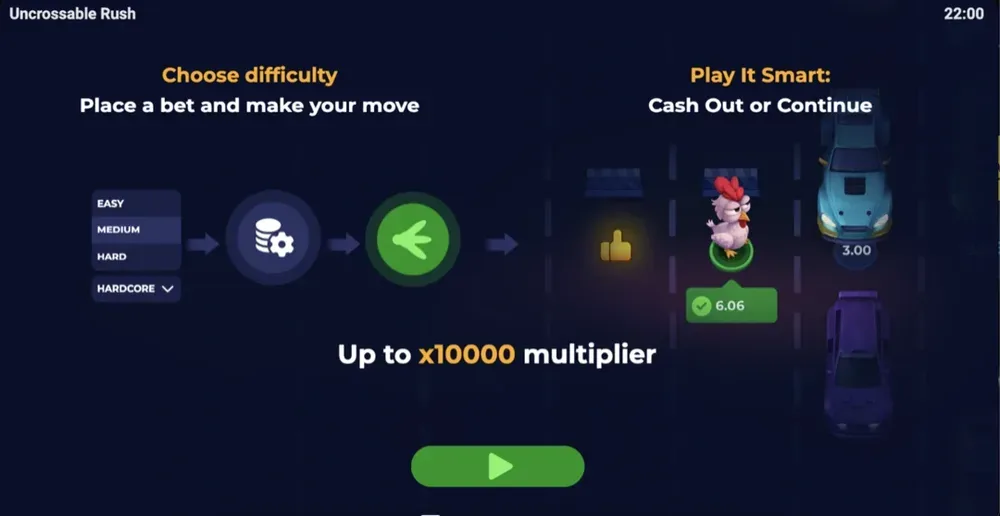 uncrossable rush oyna